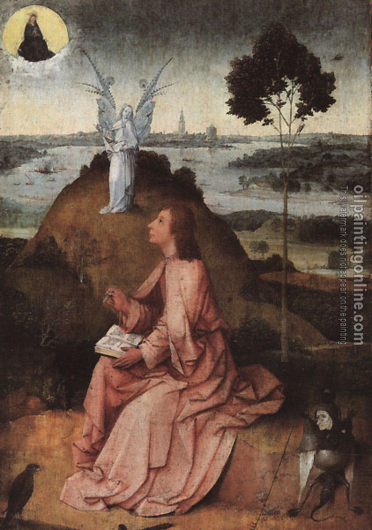Bosch, Hieronymus - St. John on Patmos
